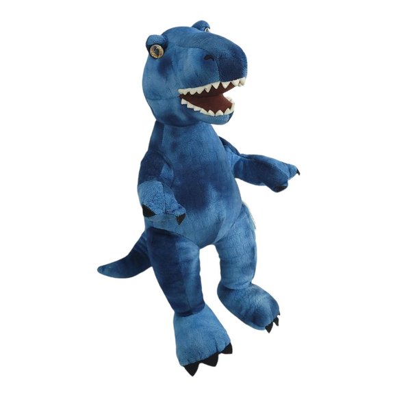 Build A Bear Dinosaur T Rex 17" Plush Stuffed Animal Toy Jurassic Dino Blue BABW - Picture 2 of 12